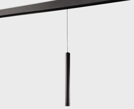 Трековый светильник магнитный 6W 48V Italline IT012-5029 black 3000K (LED, круглые)