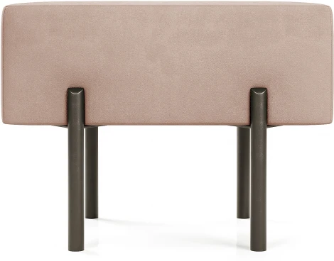 Маленькая радость Пуф прямоугольный на ножках, розовый D1 furniture арт.AAA41673006