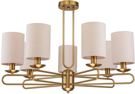 Потолочная люстра на штанге Eclipse 10166/7PL E14*40W Brass (220V)