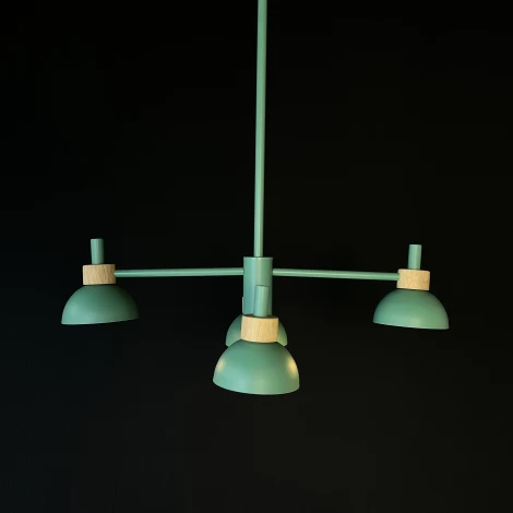 Люстра на штанге Fanta A 4 Lights Green ImperiumLoft Fanta_A01 (193153-26) (220V)