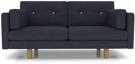 Диван Arsko Ингвар М антрацитовый велюр