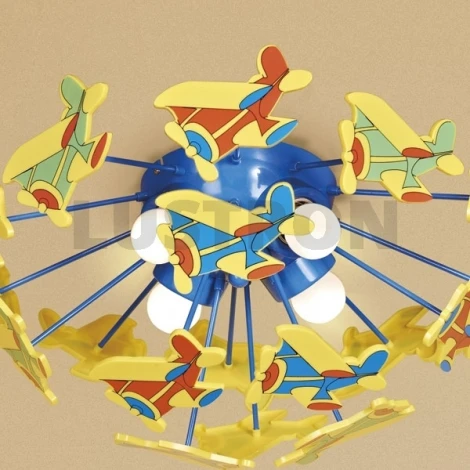 Потолочная люстра Citilux CL603141 (для детской, 220V, для мальчика, самолет)