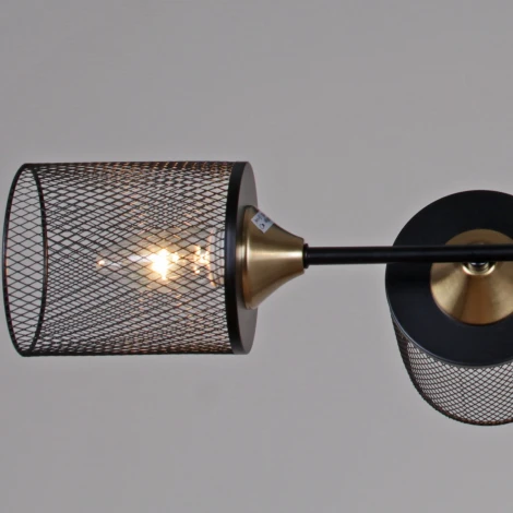 Подвесная люстра на штанге Reluce 38460-0.3-04 BK+COPPER