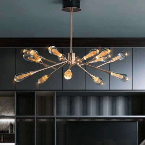 Потолочная люстра на штанге светодиодная Fial Ch D80 Imperiumloft Fial-Ch01 (167470-26) (220V)