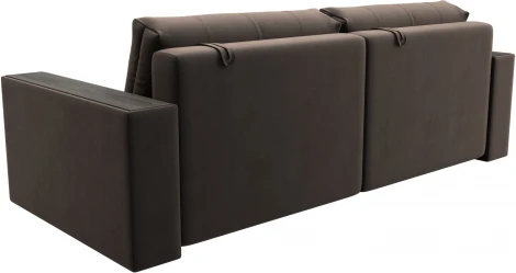 Диван прямой с декором Лига-049 НПБ Лига Диванов (Велюр) арт.128391