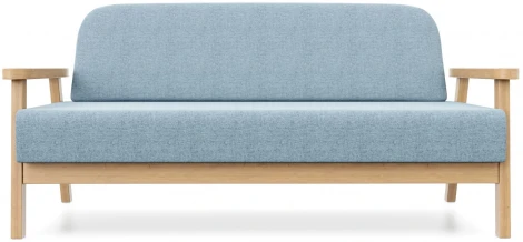 Диван Arsko прямой Флори М береза рогожка голубая