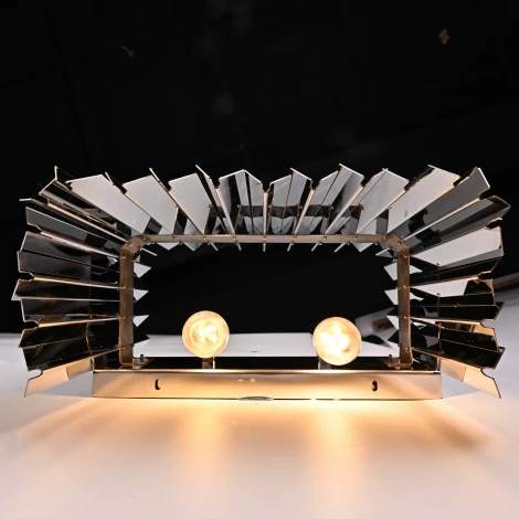 Настенный светильник Grace Lightning Facet Wall Lamp Silver By ImperiumLoft Grace01 (220V)