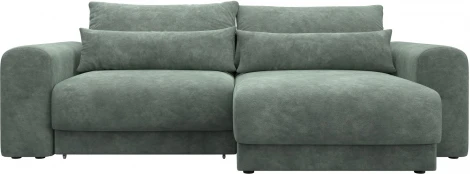 Диван угловой Лига-056 НПБ угол универсальный Лига Диванов (Велюр) арт.129160