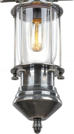 Подвесной светильник в виде керосиновой лампы Covali PL-51996 (220V, на цепи, фонарь, под старину, керосиновая лампа)