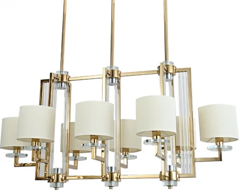 Подвесная люстра Newport 35400 35408/S gold без абажуров (220V)