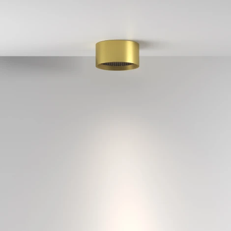 Накладной потолочный светильник влагостойкий LED Maytoni Glare C122CL-L7-4K-BS (220V, круглые)