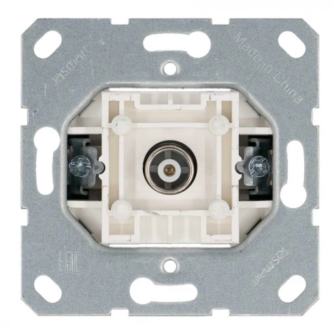 ТВ-розетка проходная (антрацит) Jasmart G-Classic G6002B