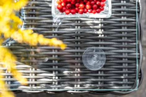 Столик журнальный из искусственного ротанга, цвет графит 4SIS Кон Панна YH-S4517W-1 graphite