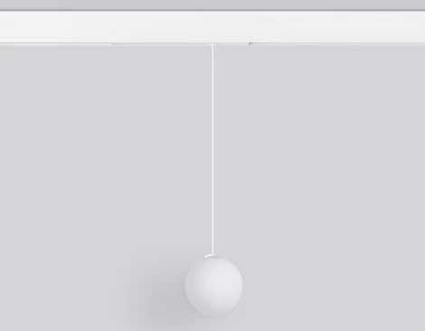 Трековый светильник магнитный светодиодный диммируемый Ambrella TRACK SYSTEM GL1441 (регулировка яркости, 220V, пульт управления, управление смартфоном, умный дом - LampSmart, шар)