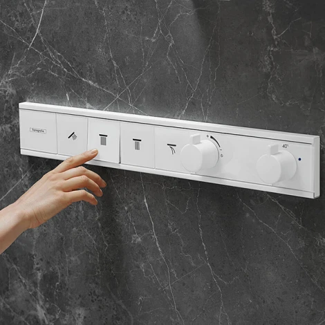Термостат Hansgrohe RainSelect 15382700 для душа, белый матовый
