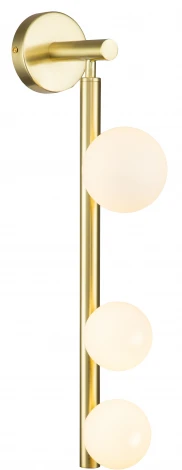 Бра настенное Flusso V000229 (11025/3W Gold) (220V, шар)
