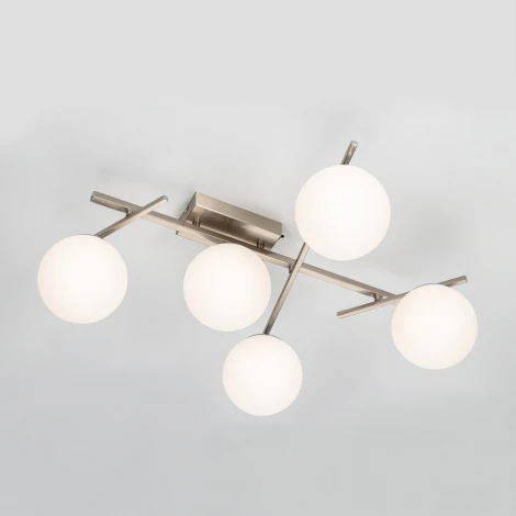 Потолочная люстра на штанге Citilux Dorsy CL223151 (регулировка яркости, LED, 220V, пульт управления, шарики)