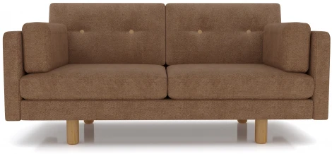 Диван Arsko Ингвар М коричневый велюр