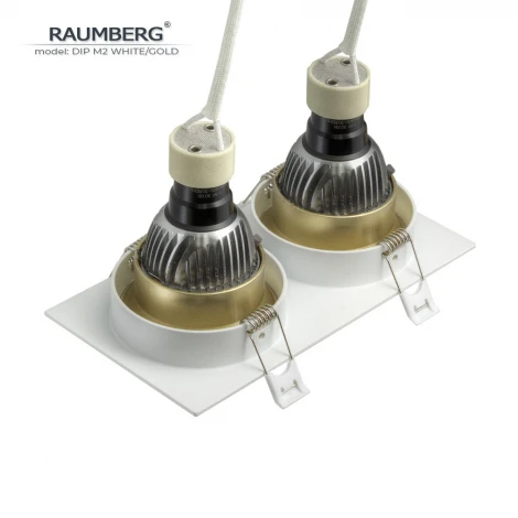 Встраиваемый светильник Raumberg DIP M2 White/Gold