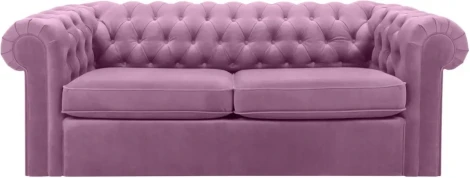 Диван Chesterfield ОГОГО (арт.344556), (Ткань/Сиреневый)