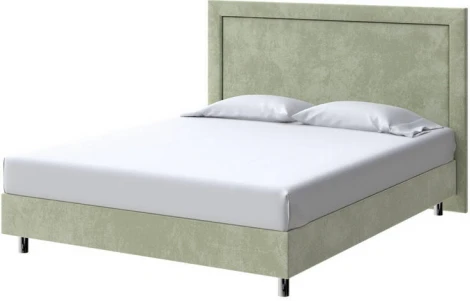 PROxSON Кровать London Boxspring Standart (Ткань: Велюр Лофти Олива) 90x200