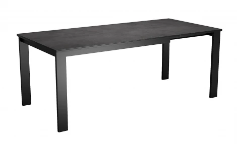 Стол DikLine DKT130 Керамика мрамор Бронза/подстолье черное/опоры черные арт.00-00076716