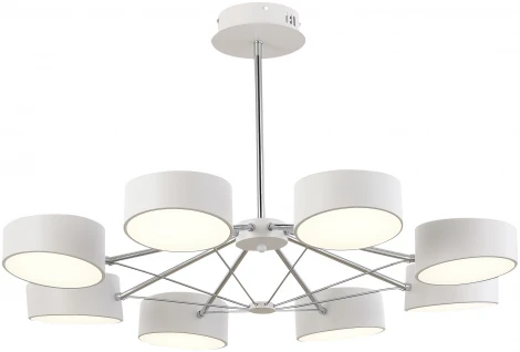 Потолочная люстра на штанге Valle SLE6005-502-08 Evoluce (LED, 220V, пульт управления)