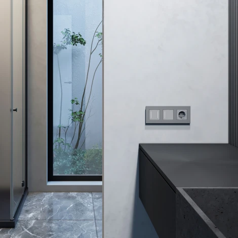 Рамка на 3 поста (серебро софт) Werkel W0032965 (a062815)