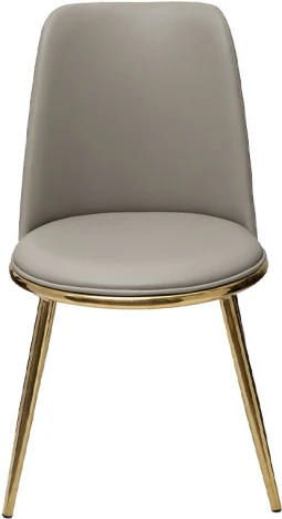 Стул экокожа бежевый/золото 48*56*86см Garda Decor арт.76AR-24005