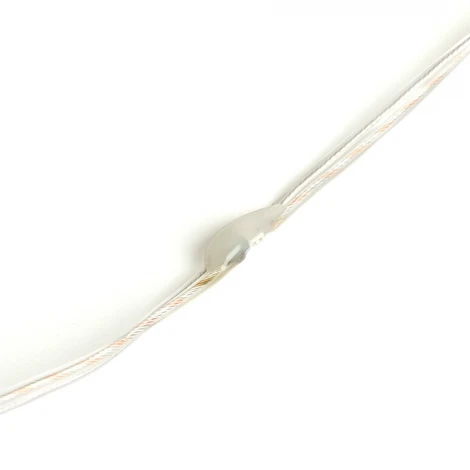 Светодиодная гирлянда линейная Роса (на плоском проводе) 220V мультиколор c питанием от сети Feron CL577 48618