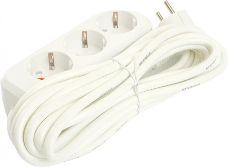 Удлинитель 3-х местный 7 метров с заземлением Stekker Home 49350