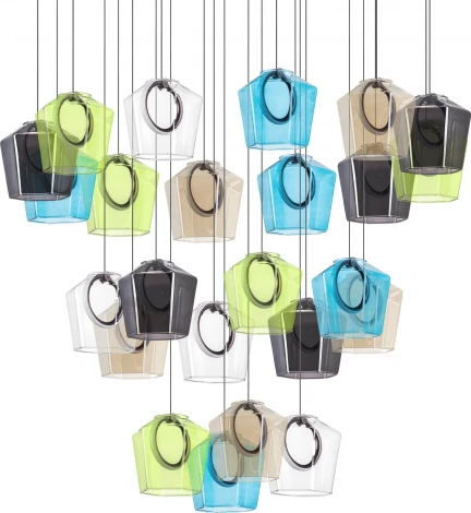 Потолочная люстра каскадная Lightstar Caramello 796349 (LED, 220V, на проводе)