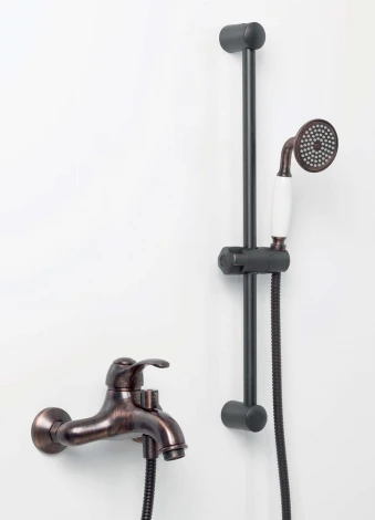 Душевая штанга Wasserkraft A049 темная бронза