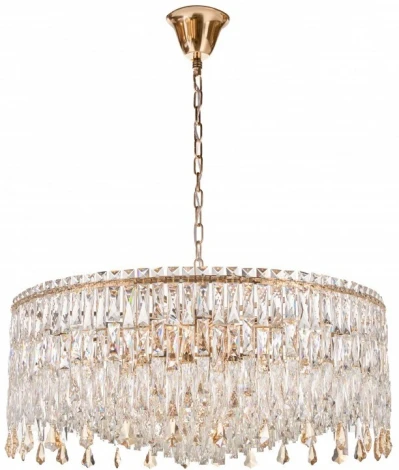 Подвесная люстра Fluorite The Empress FL1061-22P (220V, хрусталь, на цепи, круглые)