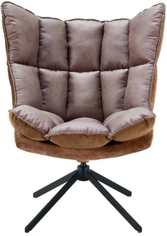 Кресло ESF DC-1565F малое коричневый/коричневый