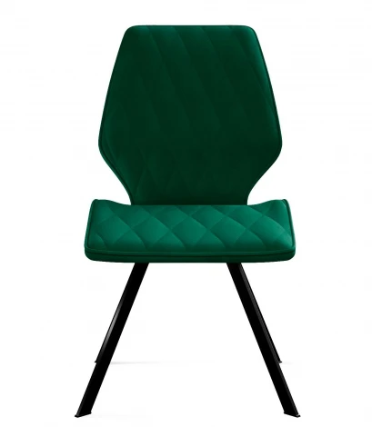 Стул DikLine 242M K13 изумруд, ножки черные арт.00-00079497