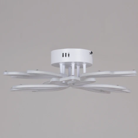 Потолочная люстра светодиодная на штанге с регулировкой цветовой температуры, яркости и ночным режимом Reluce 09862-0.3-3+3 WH