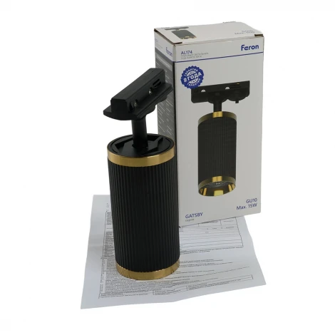 Трековый светильник однофазный 15W 220V Feron AL174 48694