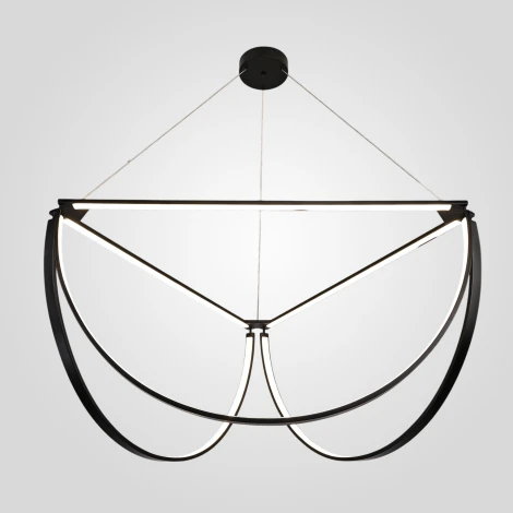 Подвесной светильник Solana Light 3 Black By ImperiumLoft Solana-Light01 (LED, 220V, пульт управления, на тросе)