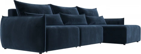 Диван угловой Лига-051 НПБ Лонг угол универсальный Лига Диванов (Велюр) арт.128666