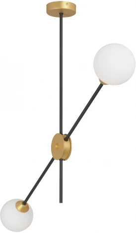 Потолочная люстра на штанге V3988-1/2PL Vitaluce (220V, шар)