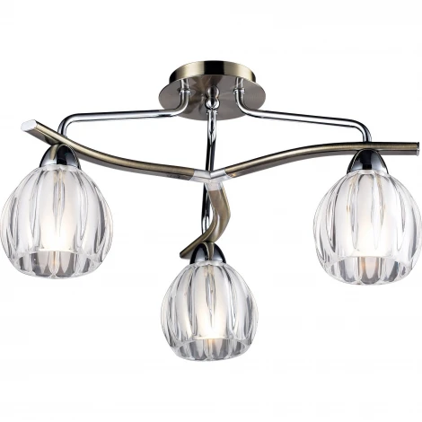 Потолочная люстра N-Light 404 404-03-13 chrome + antique brass