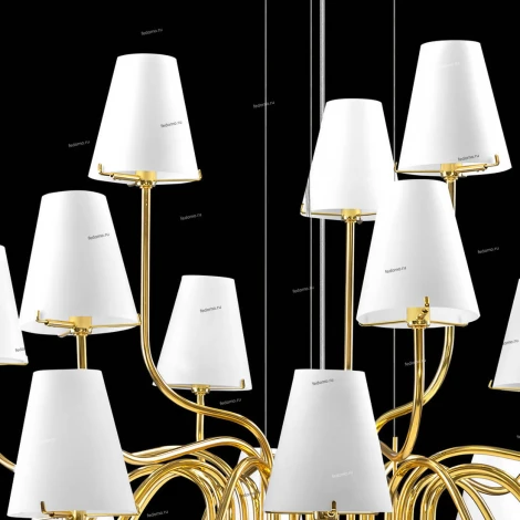 Подвесная большая люстра Lightstar Diafano 758212 (220V, на тросе)