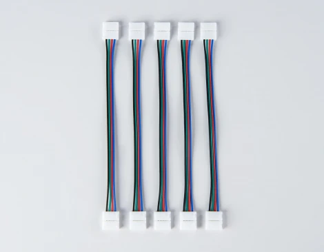 Соединитель гибкий Ambrella Illumination GS7751 двухсторонний для светодиодной ленты 5050 12/24V (4 конт.) 150 мм