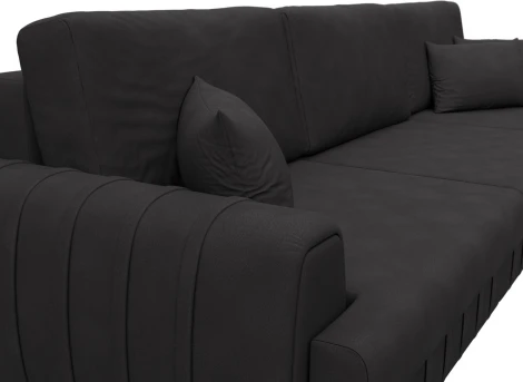 Диван прямой Лига-057 НПБ Лонг Лига Диванов (Замша) арт.129255