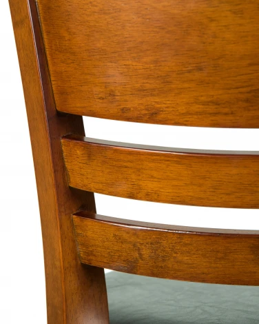 Стул барный WILLIAM BAR (шоколад, чёрный)