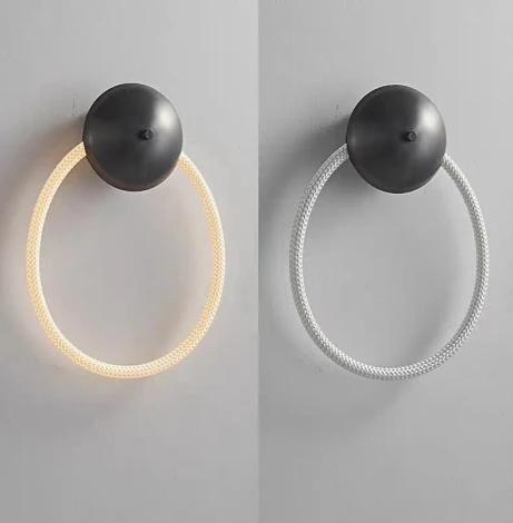 Настенный светильник с гибким неоном Lightera Tura LE103W-43BA STEEL (LED, 220V)