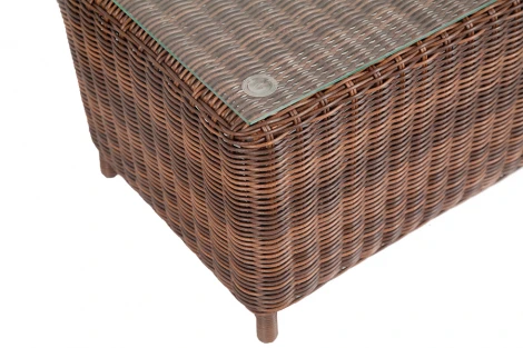 Столик журнальный из искусственного ротанга, цвет коричневый 4SIS Кон Панна YH-S4517W-1 brown