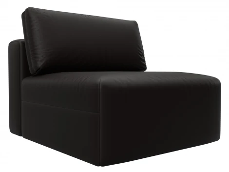 Модуль диван Лига-060 НПБ (ЛДСП,Брус,Фанера/Пластик/Экокожа/Коричневый) Лига Диванов 130073