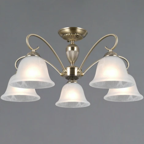 Потолочная люстра на штанге ILLUMICO IL0696-5ASQ-25 AB AREZZO (220V)